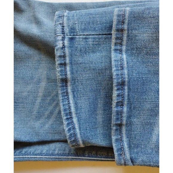 Express Leggings Womens 4 Cropped Mid Rise Stretch Denim Perfect - Picture 9 of 16